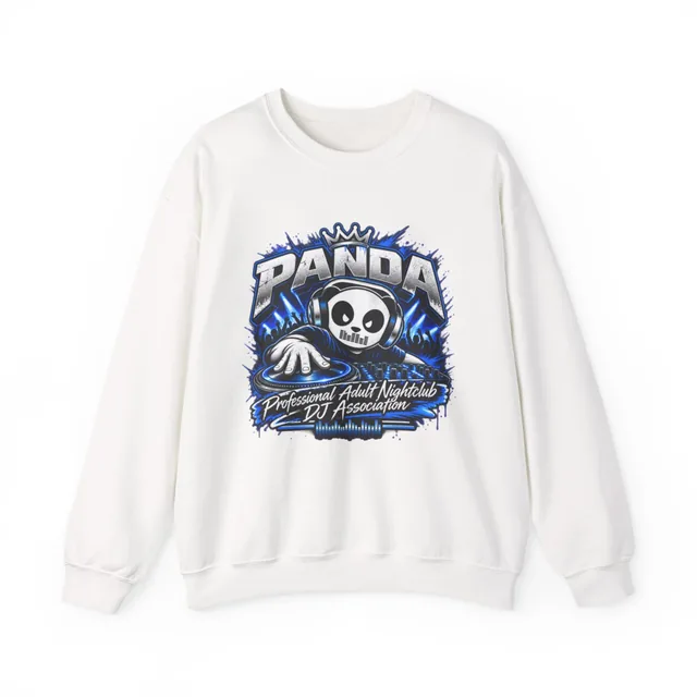 Panda Skull DJ Crewneck Sweatshirt