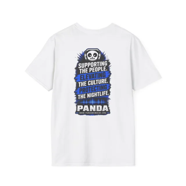 Panda DJ T‑Shirt — Retro Headphone Panda Graphic Tee