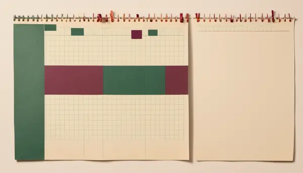 Two separate coloured threads meeting at one point on a calendar, standing for two different causes mistaken for one pattern.
