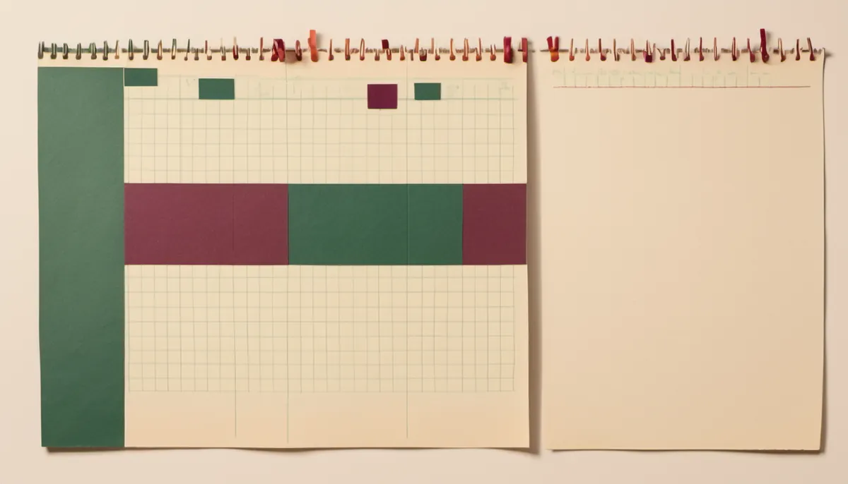 Two separate coloured threads meeting at one point on a calendar, standing for two different causes mistaken for one pattern.
